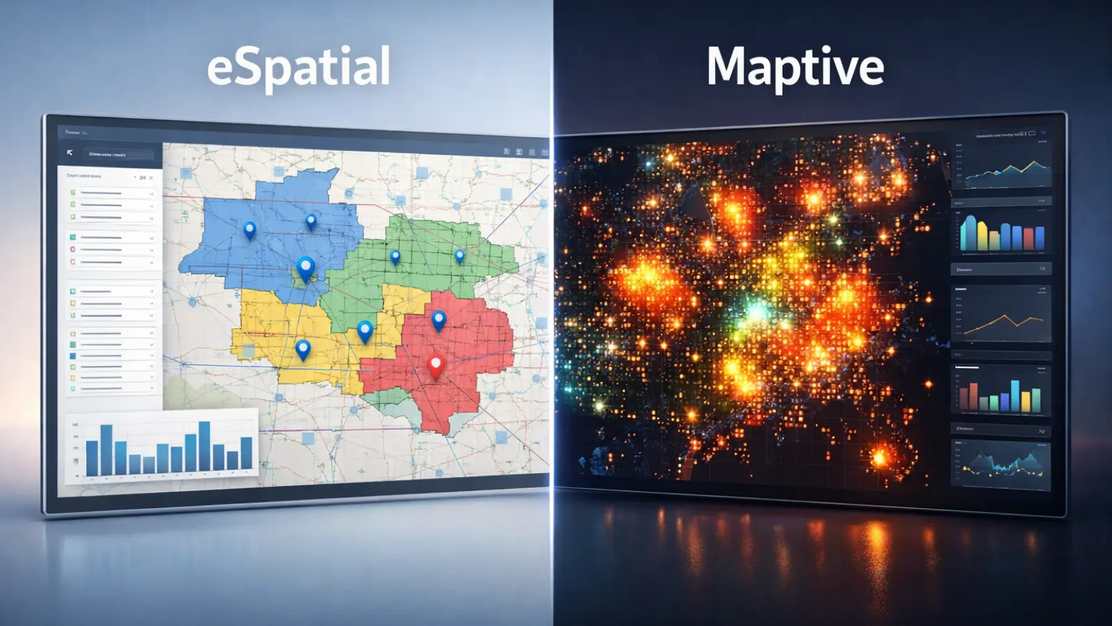 Features Comparison of eSpatial and Maptive eSpatial-vs-Maptive-features