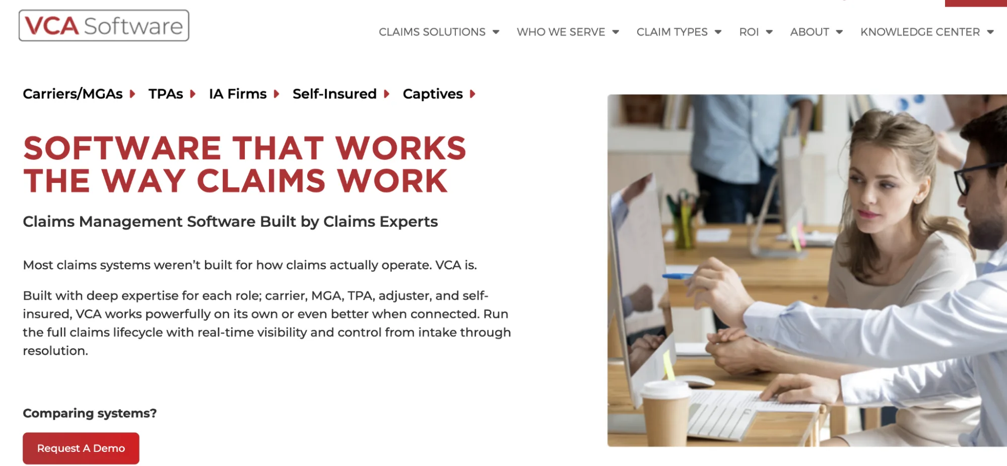 VCA Software integration-friendly-claims-management-software